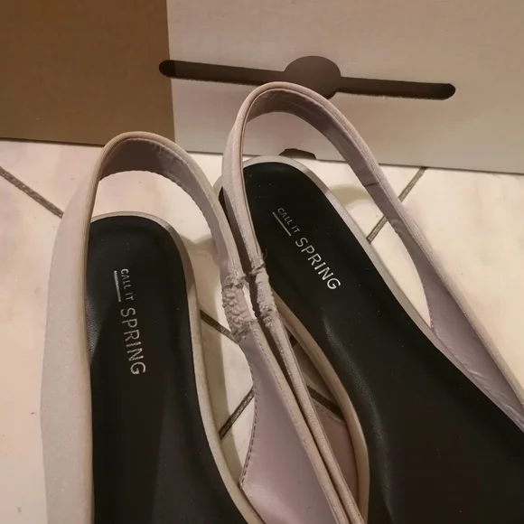 Call It Spring Lavender Slingback Flats - Picture 2 of 16